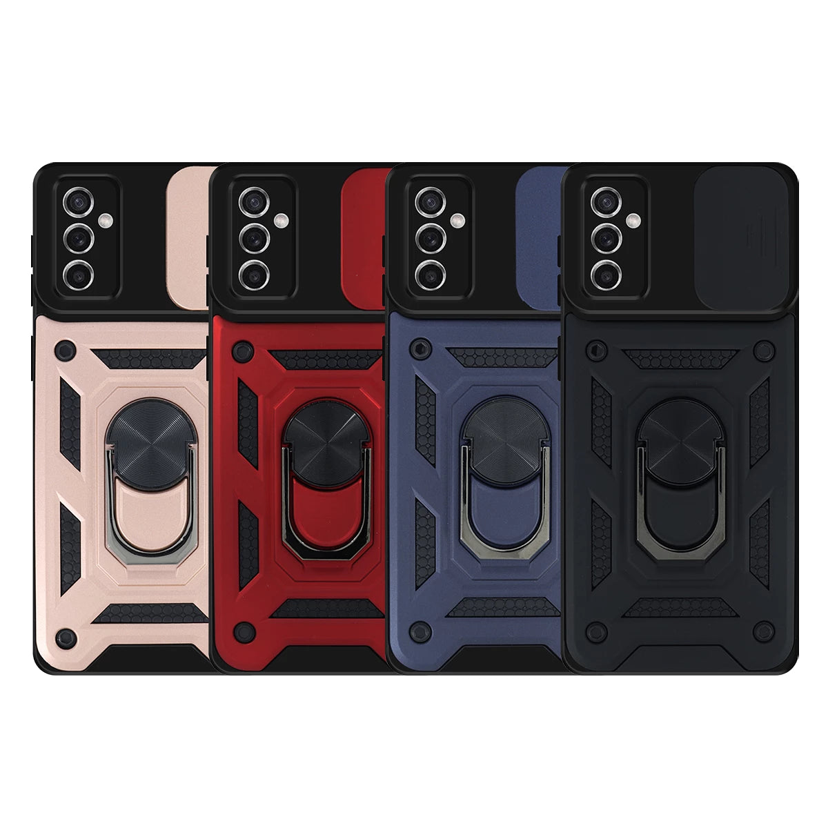 Capa com Anel e Câmara Deslizante para Samsung Galaxy A54 5G com Ímã