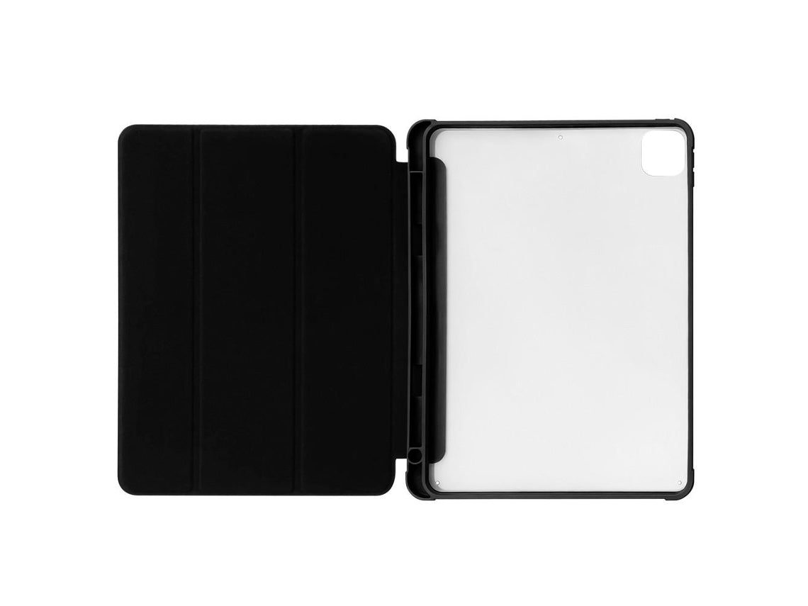Capa para Tablet Stand etui Smart Cover para iPad Pro 12.9'' 2021 com função de suporte preta