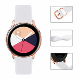 Pulseira de Silicone TYS universal para smartwatch 22mm