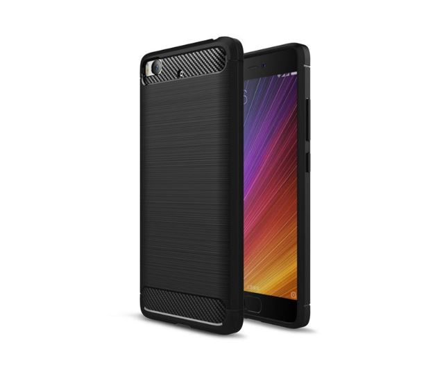 Capa Carbono Preta Xiaomi Mi 5s - Multi4you®