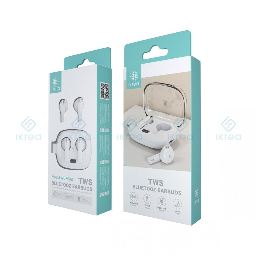 Auricular Bluetooth WC8908 - Branco