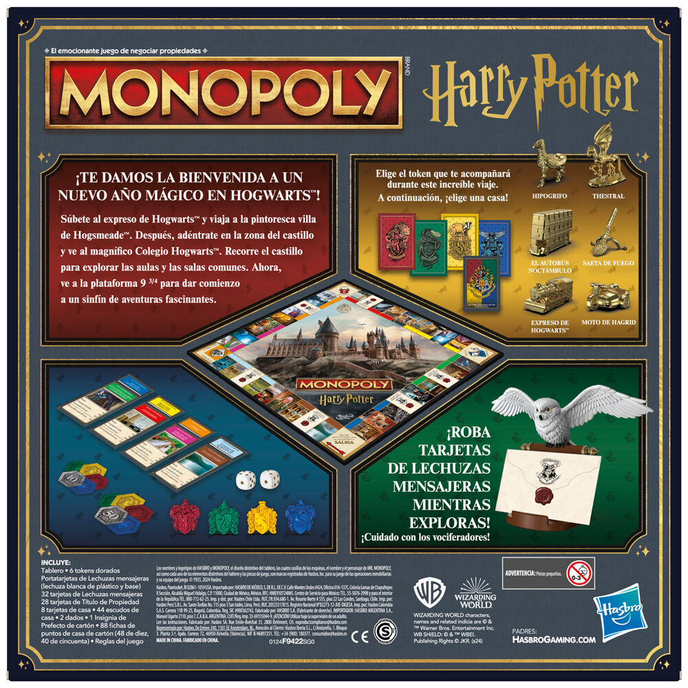 Jogo Monopoly Harry Potter - Hasbro