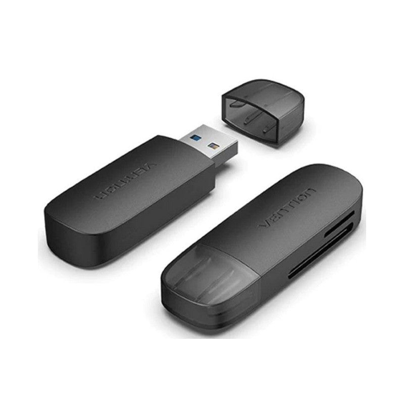 Leitor de Cartões Externo Vention USB 3.0 para SD e Micro SD - CLGB0