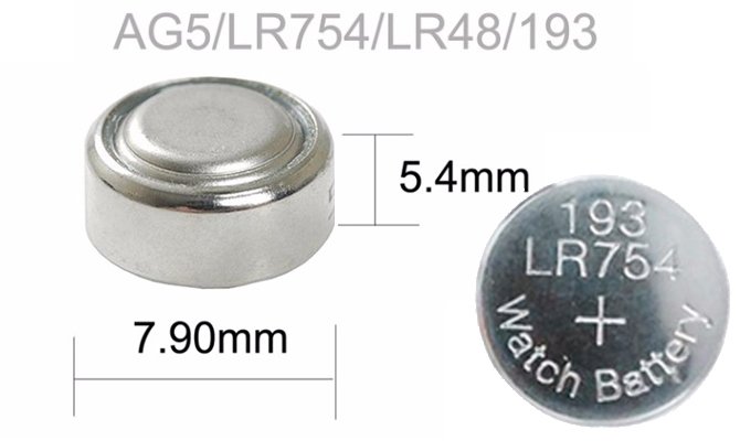 Bateria Alcalina LR754 1.5V – Multi4you®