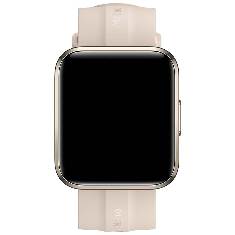 Maimo Watch Flow Dourado com Pulseira Creme - Relógio inteligente