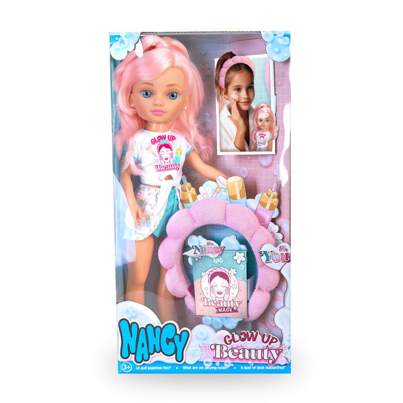 Boneca Nancy - Glow Up Pack de Beleza