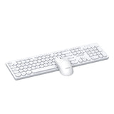 Combo de Teclado e Mouse Sem Fio - Branco (Português) PCT242WT