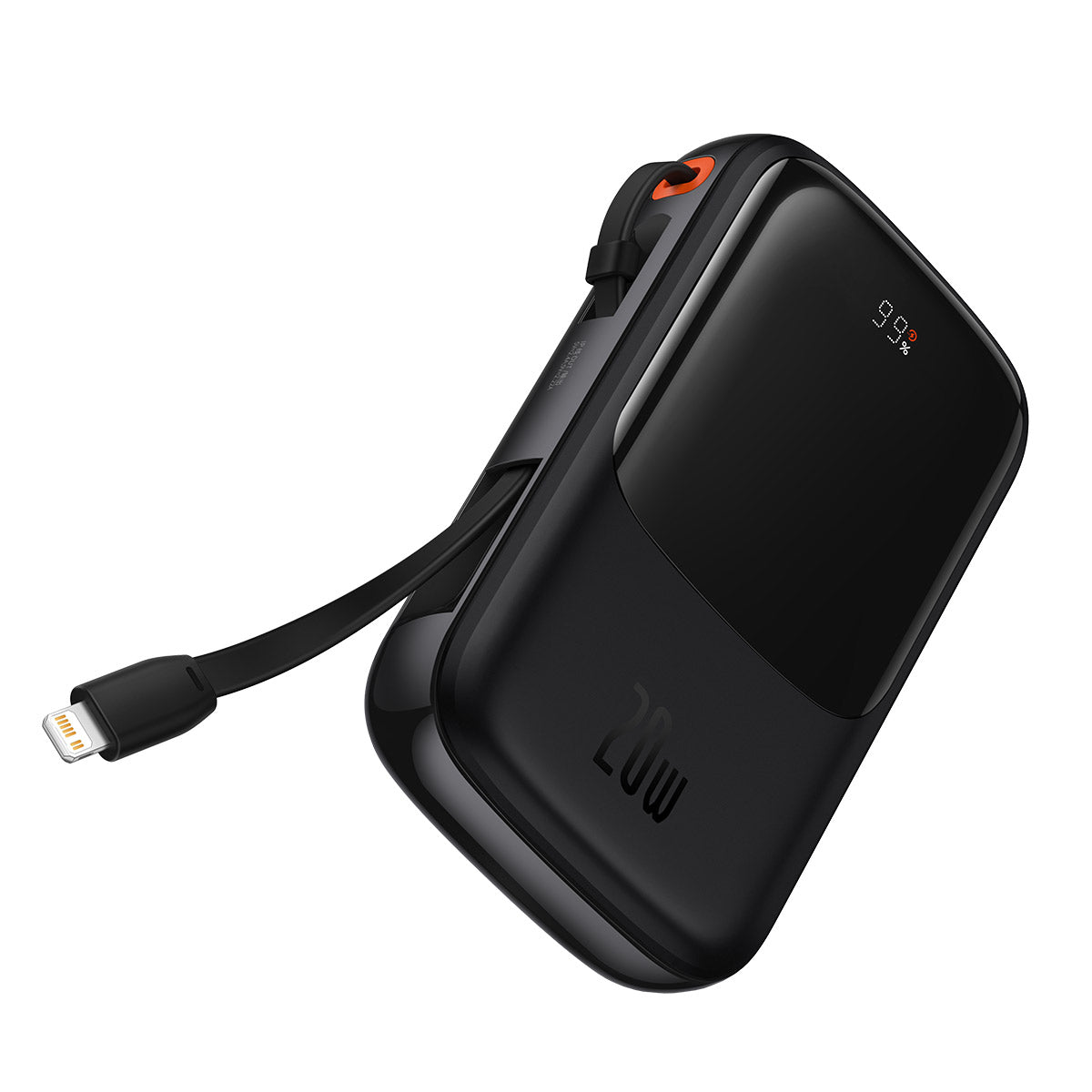 Carregador Portátil Baseus Qpow Pro Edição Internacional de 10000mAh 20W + cabo USB C 3A - preto