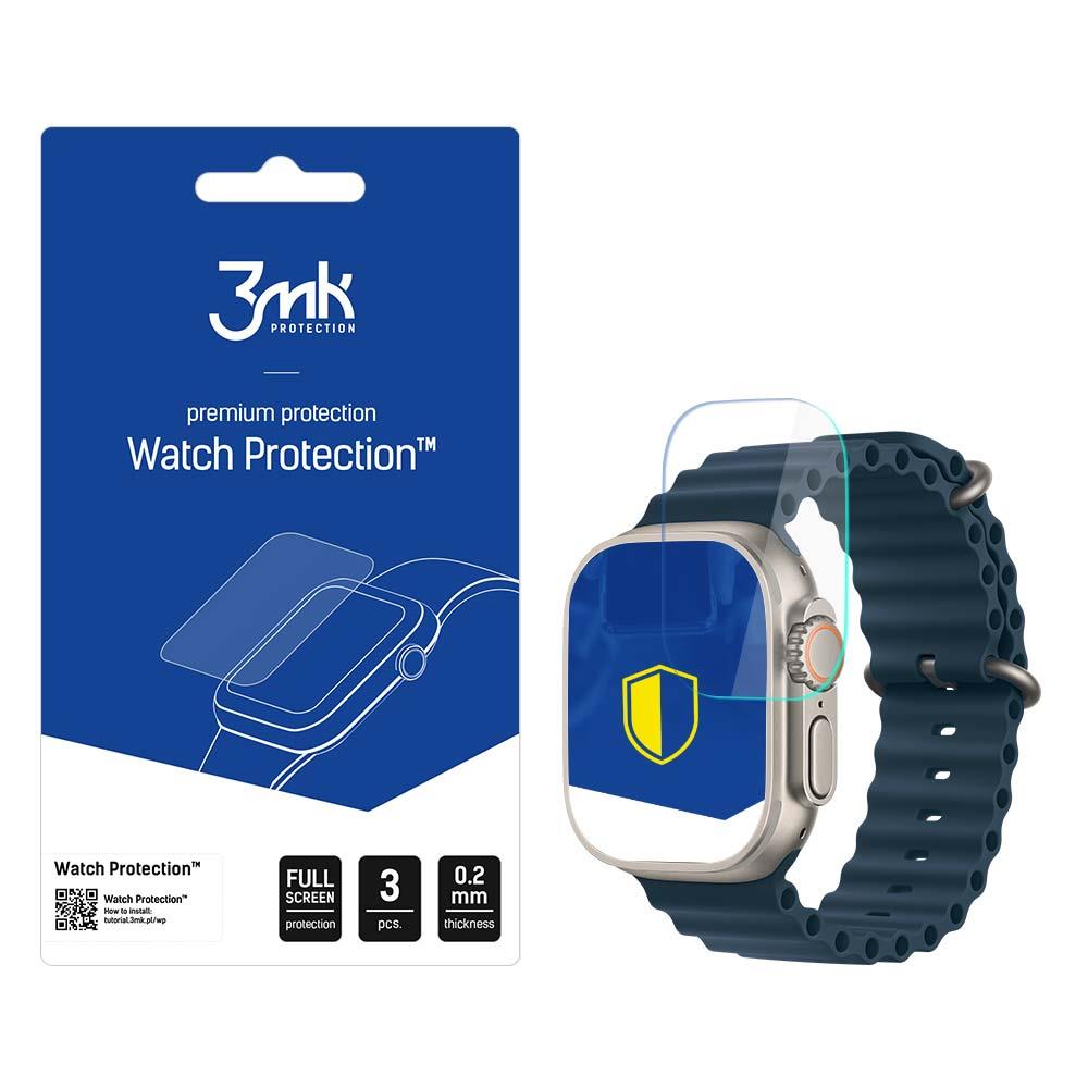 Vidro híbrido 3mk Watch Protection™ v. FlexibleGlass Lite para Apple Watch Ultra/Ultra 2