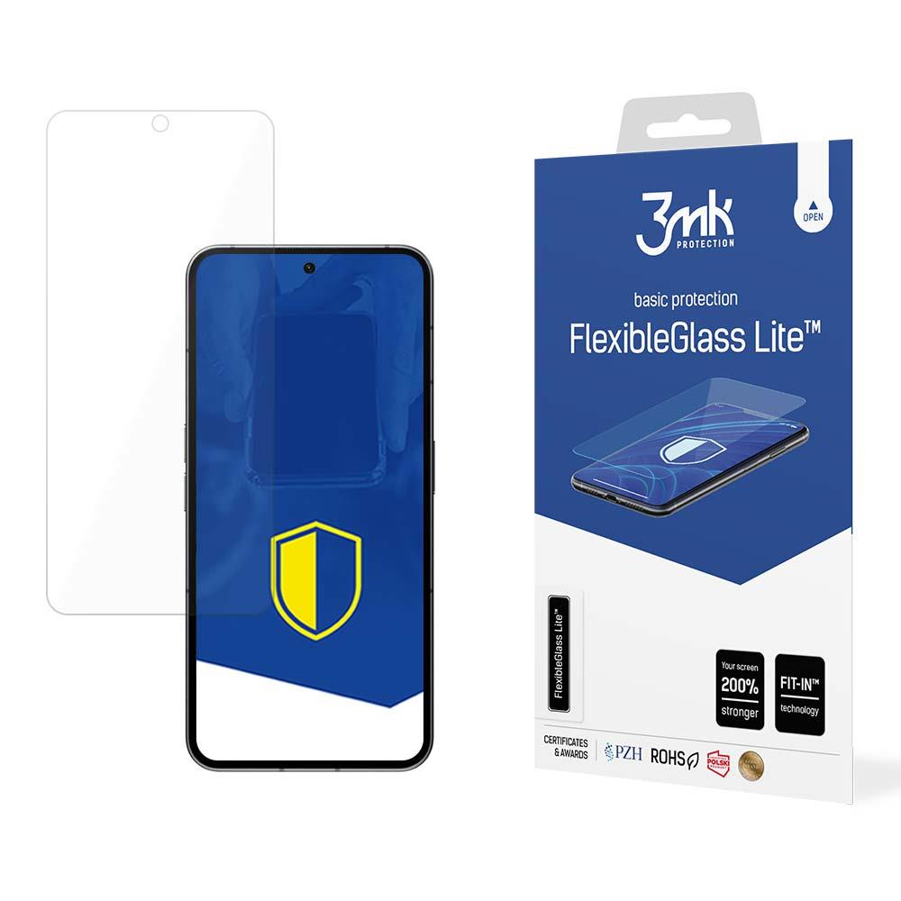 Vidro híbrido 3mk FlexibleGlass Lite™ para Nothing Phone 2