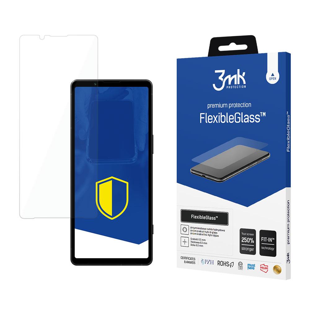 Vidro híbrido 3mk FlexibleGlass™ para Sony Xperia 5 V
