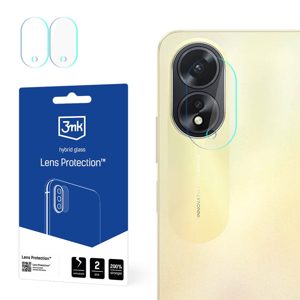 Proteção híbrida 3mk Lens Protection™ para lente de câmera no Oppo A38