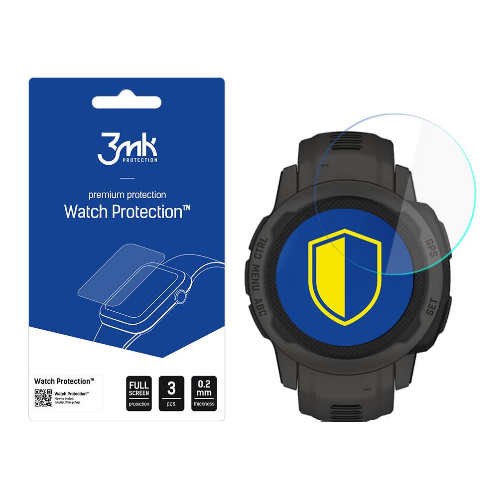 Vidro híbrido 3mk Watch Protection™ v. FlexibleGlass Lite para Garmin Instinct 2s