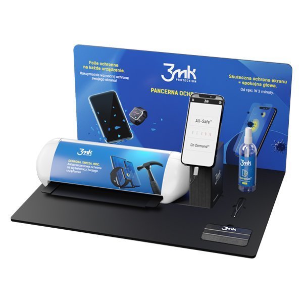 Kit Inicial 3MK All-Safe+ 1.0 PL plotter + telefone e conjunto de acessórios para corte de películas 1 unidade.