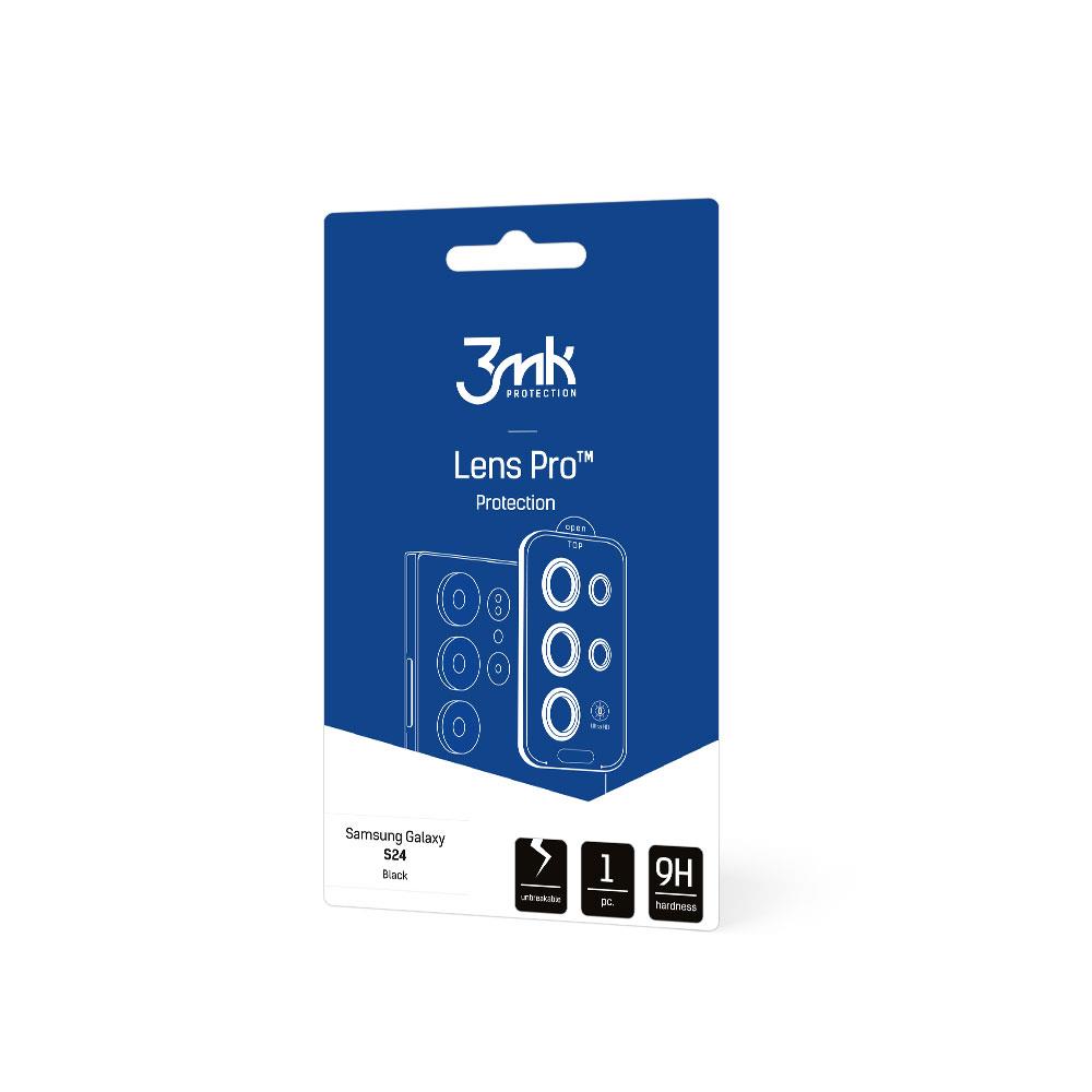 Proteção de Lente 3mk Lens Protection Pro para Samsung Galaxy S24 - preta