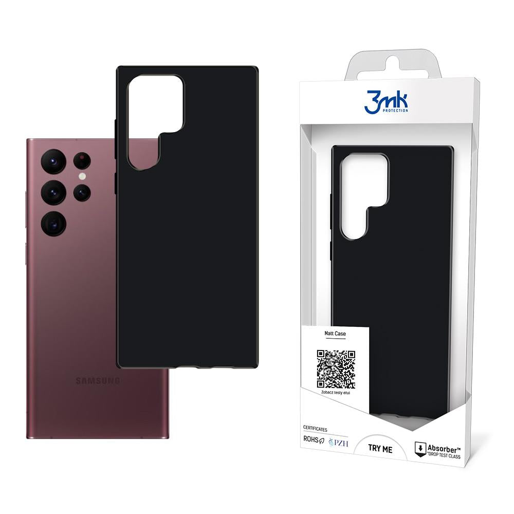 Etui 3mk Matt Case para Samsung Galaxy S22 Ultra 5G - preto