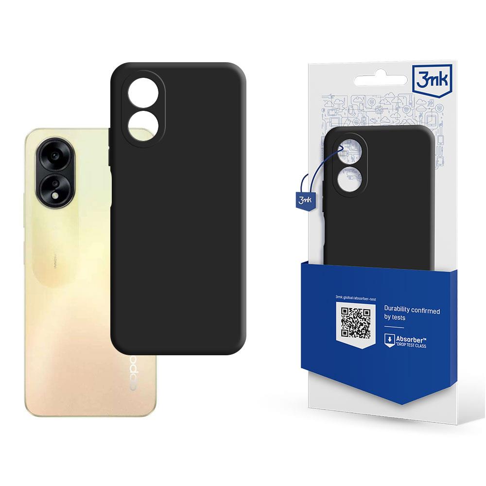 Capa 3mk Matt Case para Oppo A38 - preta