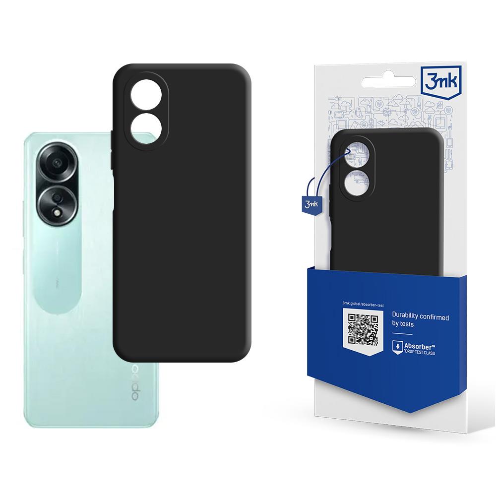 Capa 3mk Matt Case para Oppo A58 4G - preta