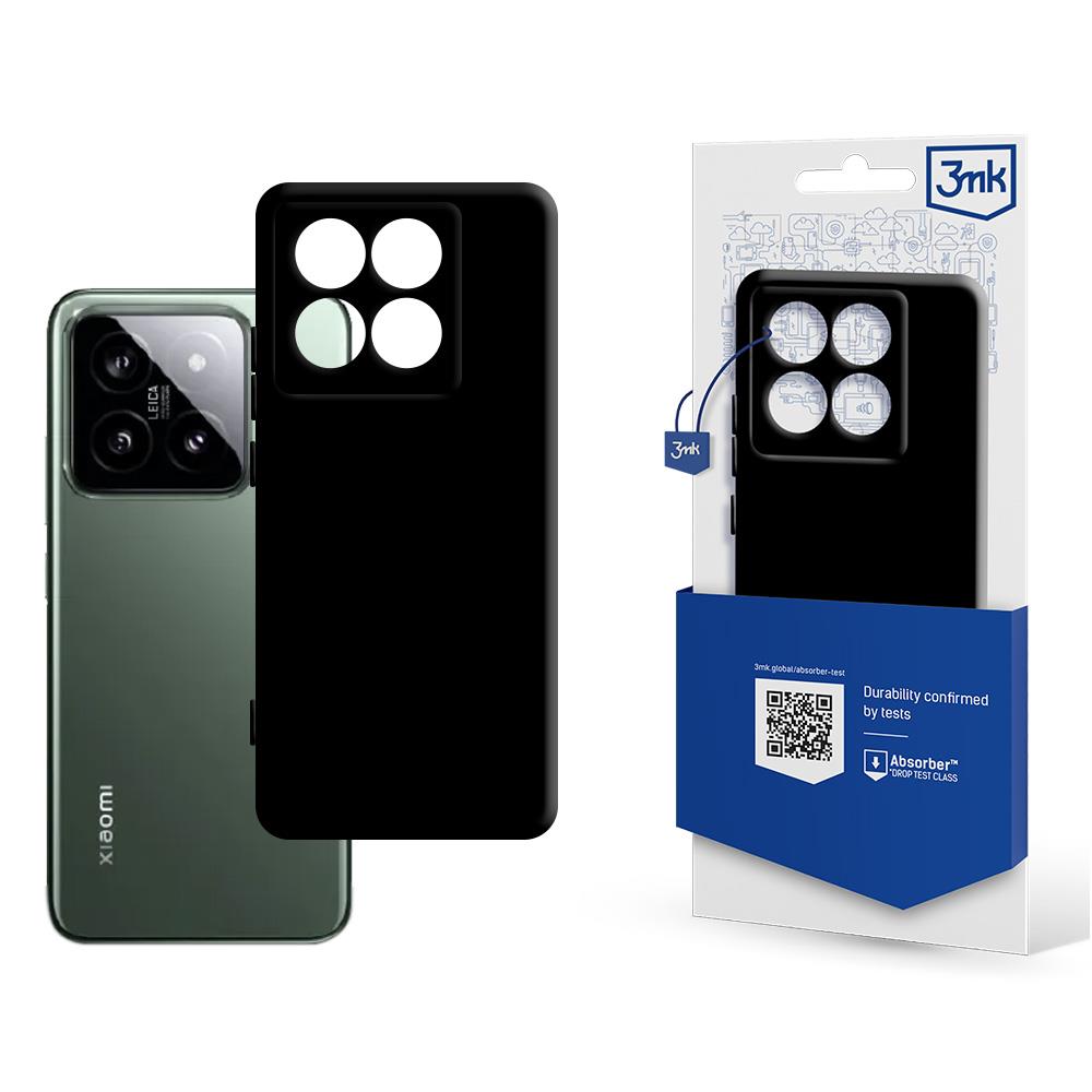 Capa 3mk Matt Case para Xiaomi 14 Pro - preta