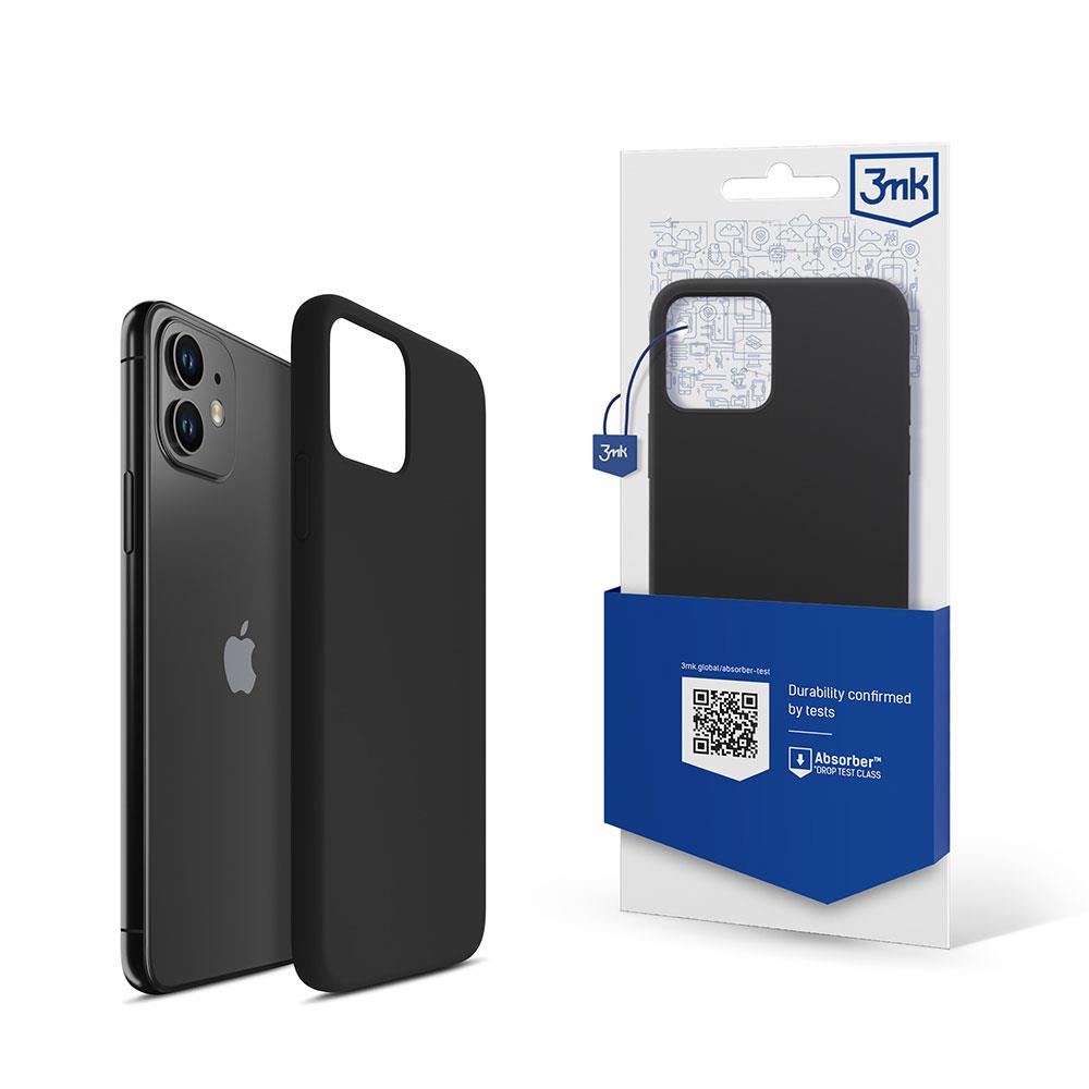 Capa de Silicone 3mk Etui para iPhone 11 - preta