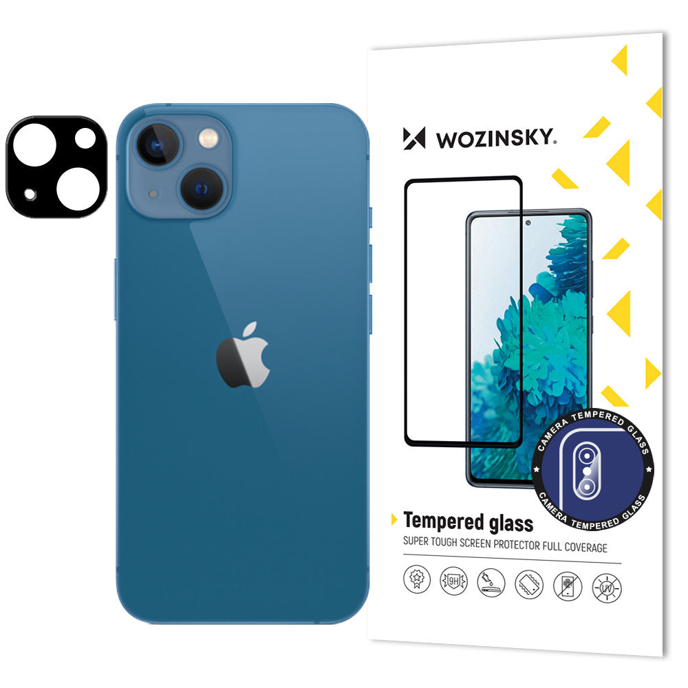 Vidro Temperado 9H Wozinsky Full Camera Glass para iPhone 15 - preto
