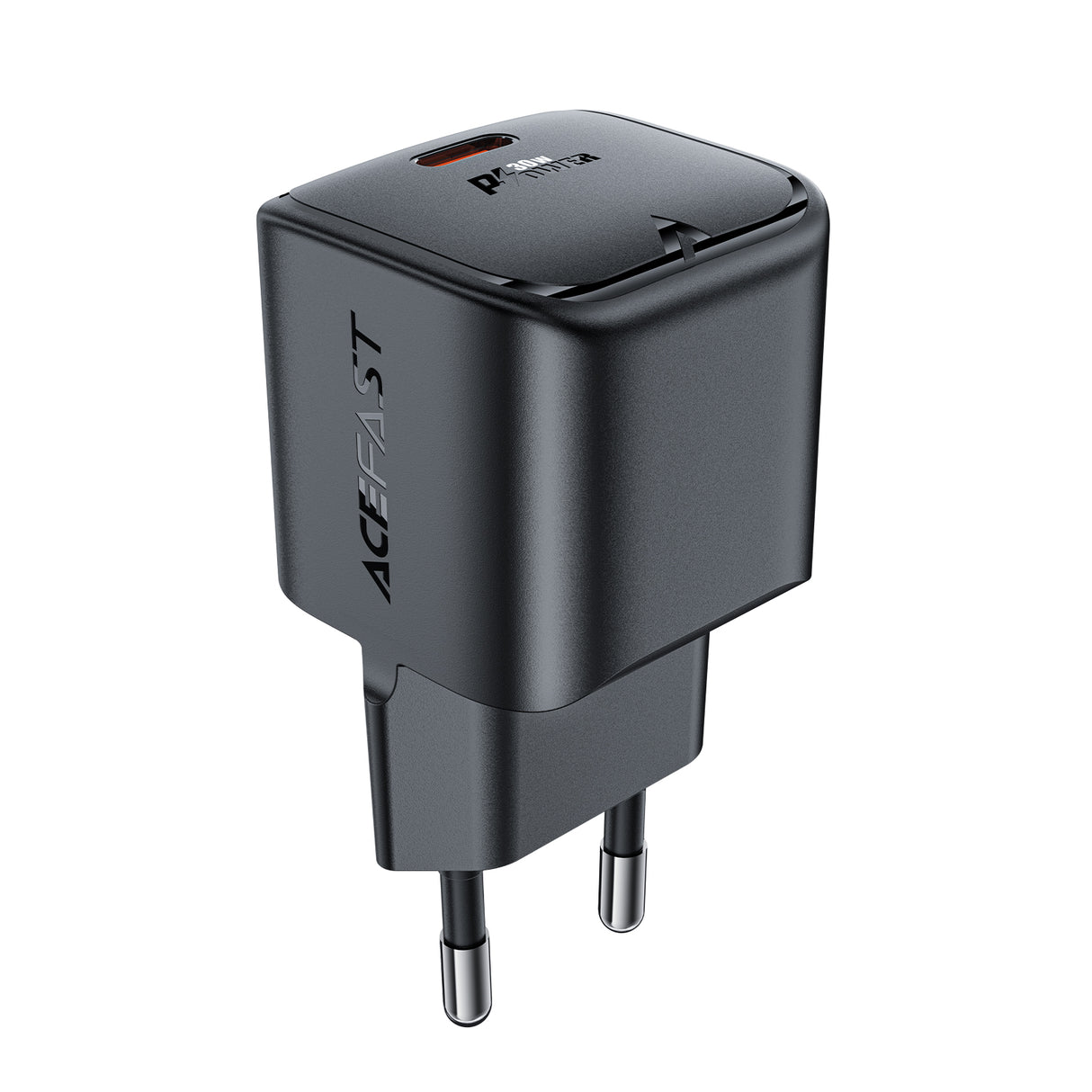 Carregador de Rede Acefast A77 Mini PD 30W GaN USB-C - Preto