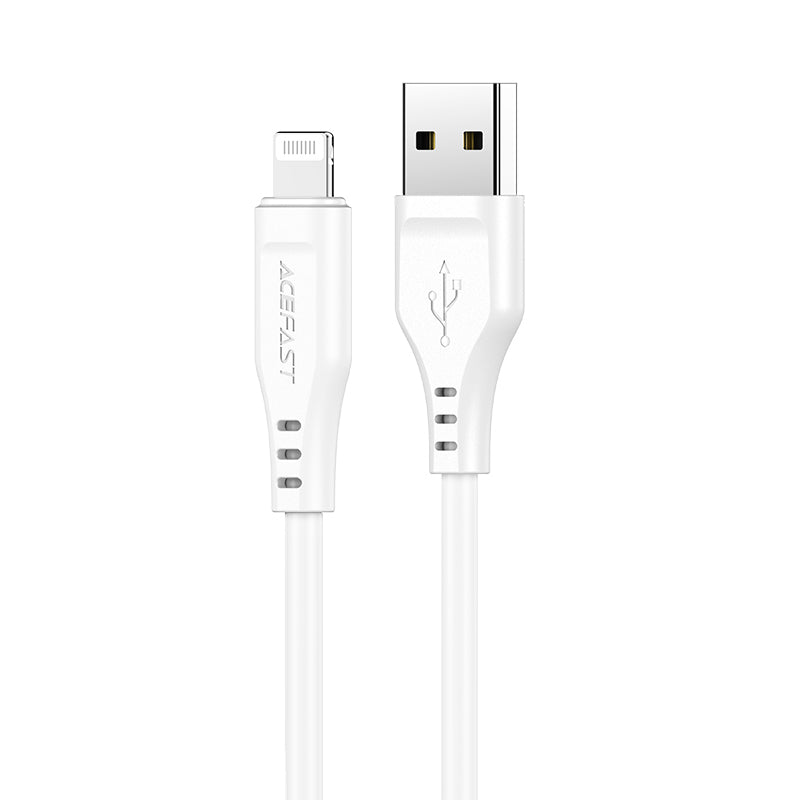 Cabo Acefast MFI USB - Lightning 1,2m, 2,4A branco (C3-02 branco)