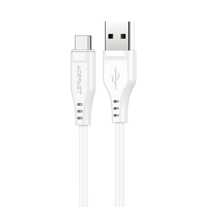 Cabo Acefast USB - USB Tipo C 1,2m, 3A branco (C3-04 branco)