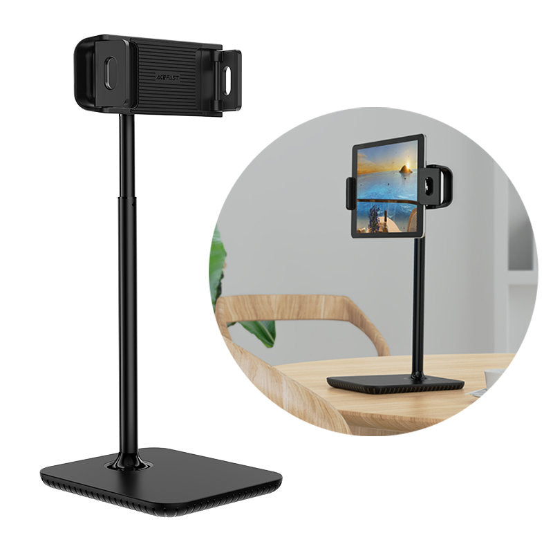 Acefast suporte telescópico para telefone e tablet (135-230mm larg.) para mesa, 360° preto (E4 black)