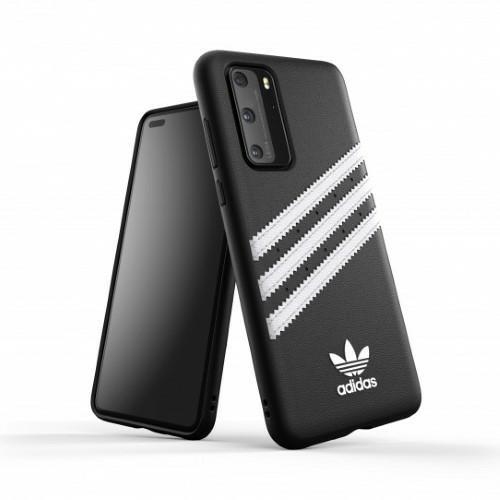 Estojo Adidas OR Moulded Case PU para Huawei P40 - preto e branco