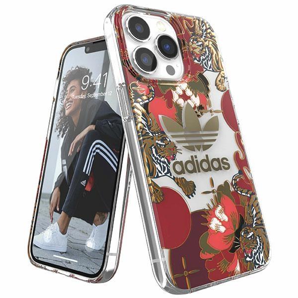 Capa Adidas OR SnapCase AOP CNY para iPhone 13 / para iPhone 13 Pro - vermelha
