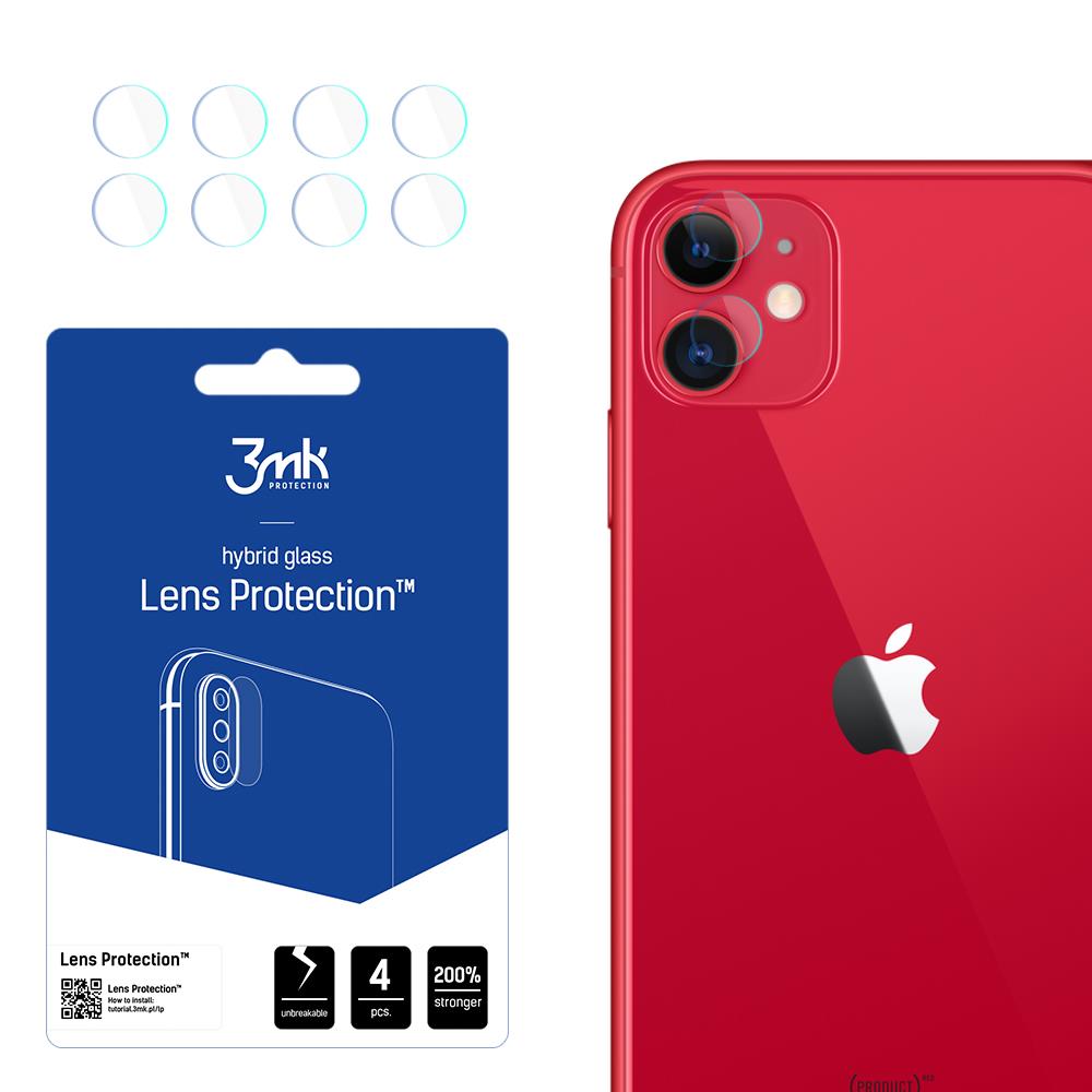 Proteção de Lente Híbrida 3mk para iPhone 11