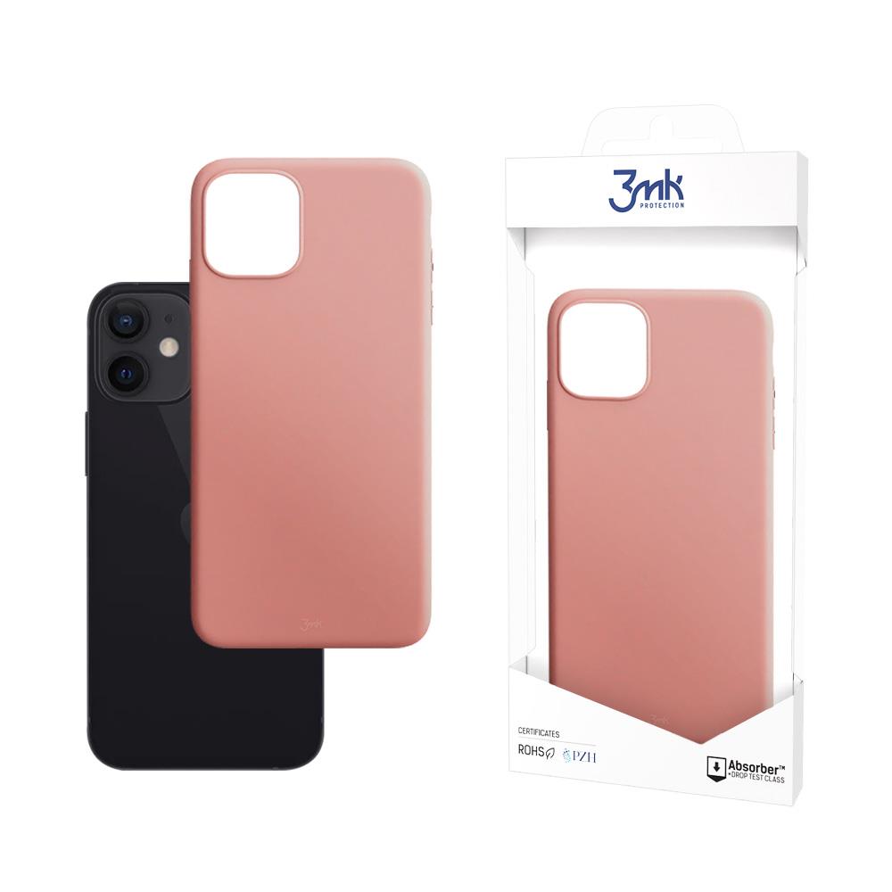 Capa 3mk Matt Case para iPhone 12 mini - rosa