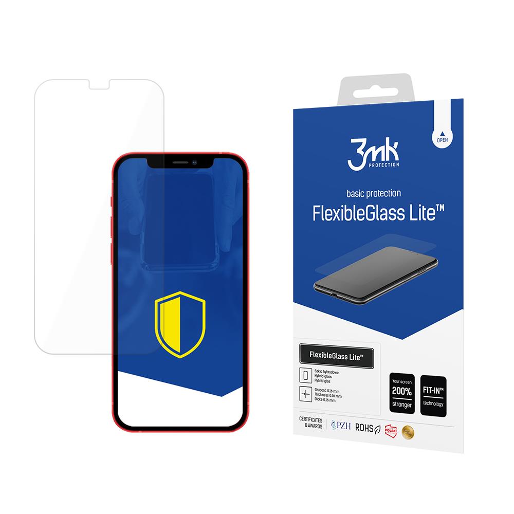 Vidro híbrido 3mk FlexibleGlass Lite™ para iPhone 12 Pro Max