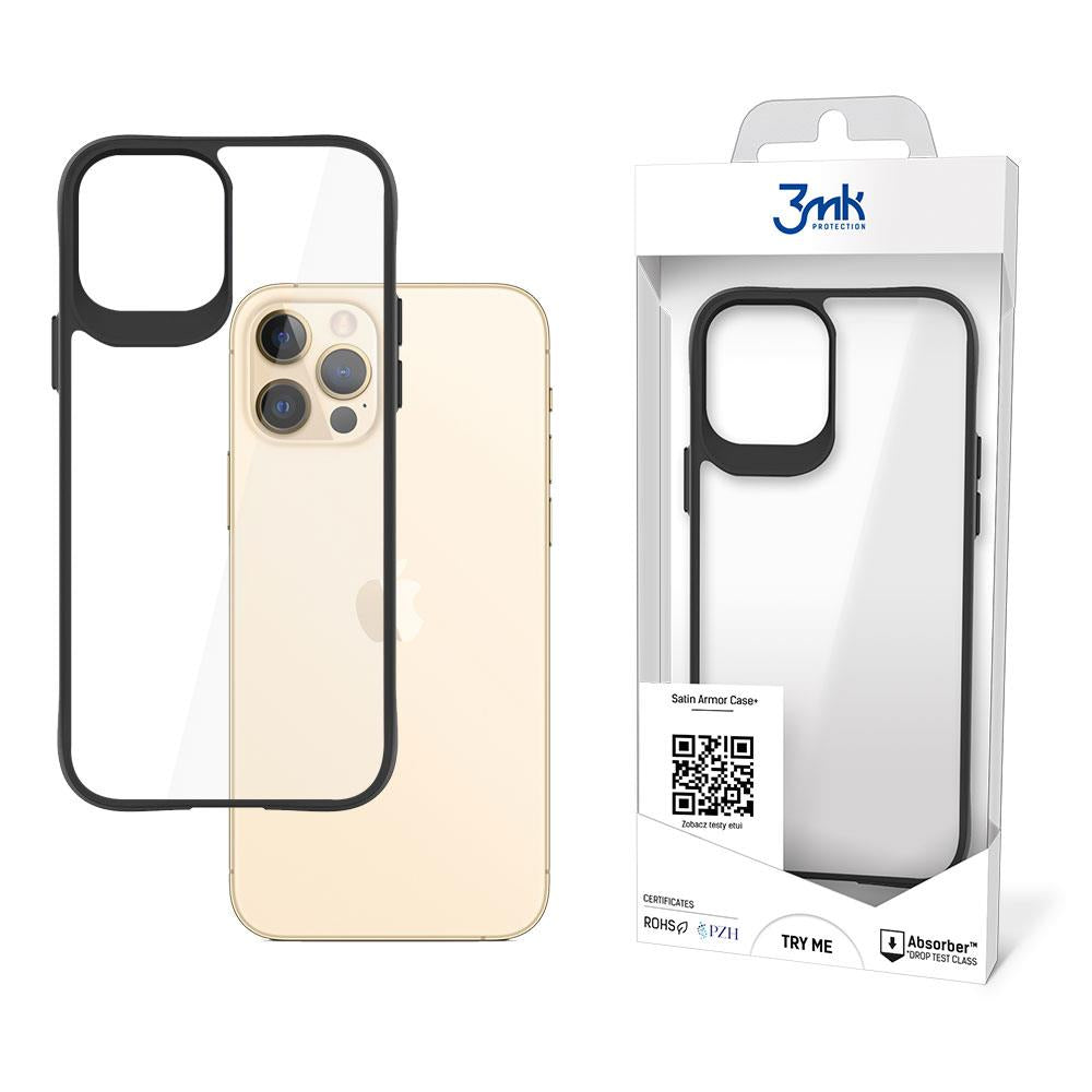 Etui 3mk Satin Armor Case+ para iPhone 12 Pro Max - transparente