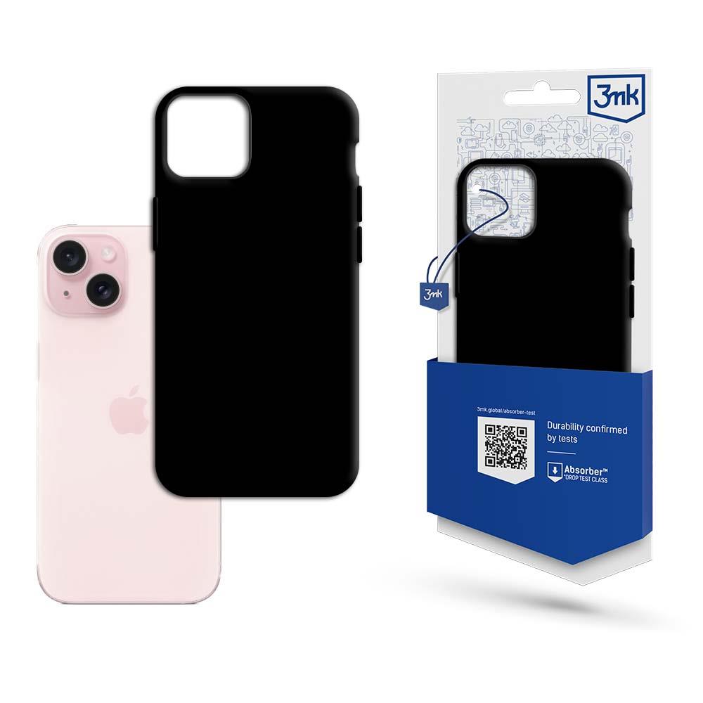 Capa 3mk Matt Case para iPhone 15 - preta