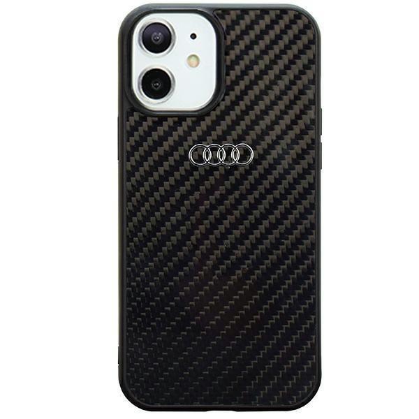 Capa Audi de Fibra de Carbono para iPhone 11 / Xr - preta