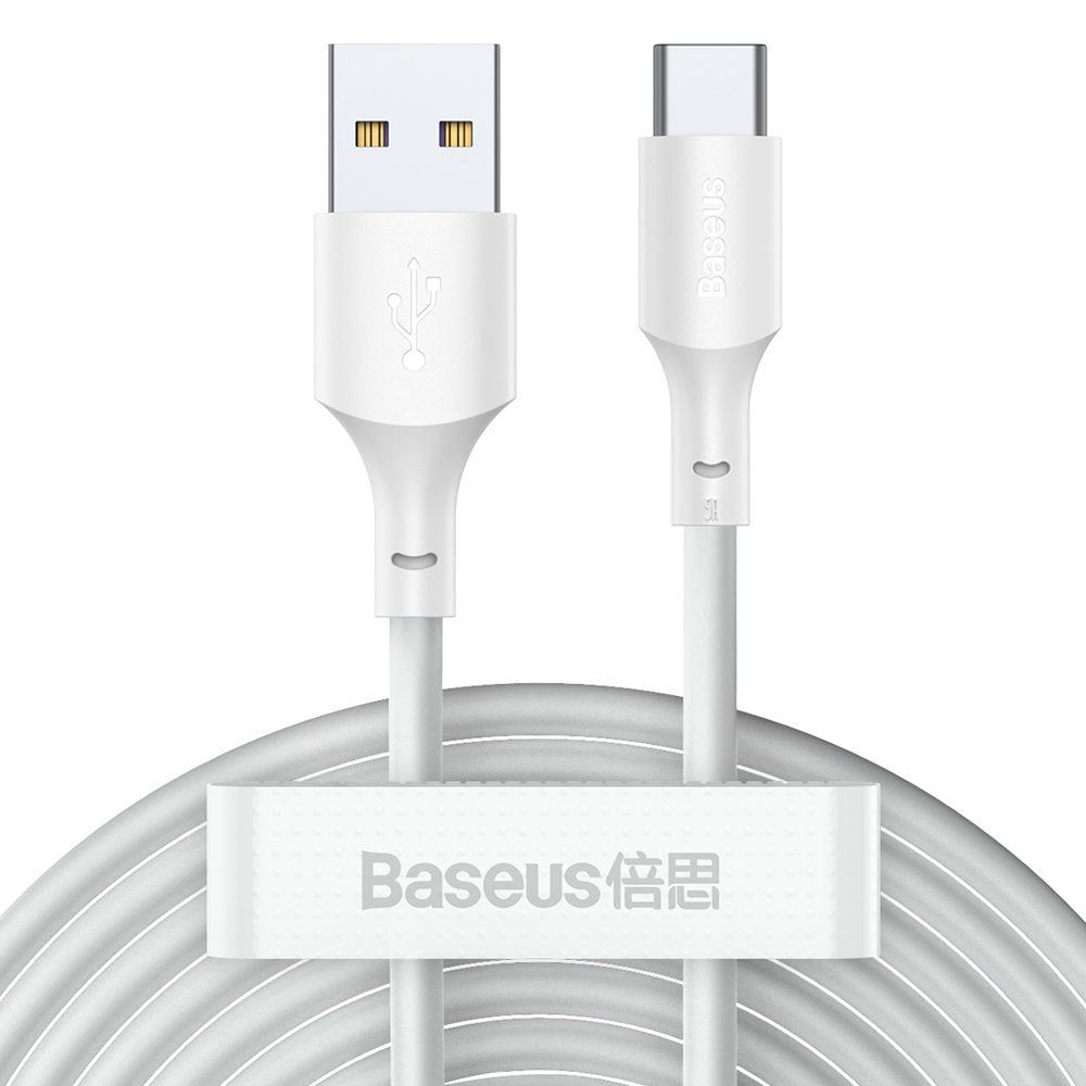 Baseus 2x cabo USB - Lightning carregamento rápido Power Delivery 1,5 m branco (TZCALZJ-02)