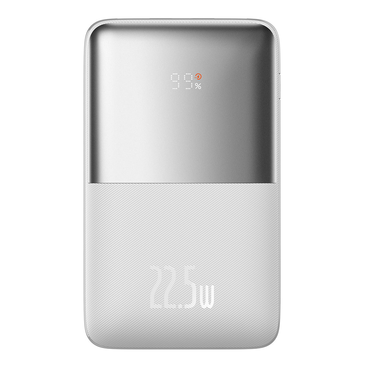 Powerbank Baseus Bipow Pro 20000mAh 22.5W branco com cabo USB Tipo A - USB Tipo C 3A 0.3m (PPBD040302)