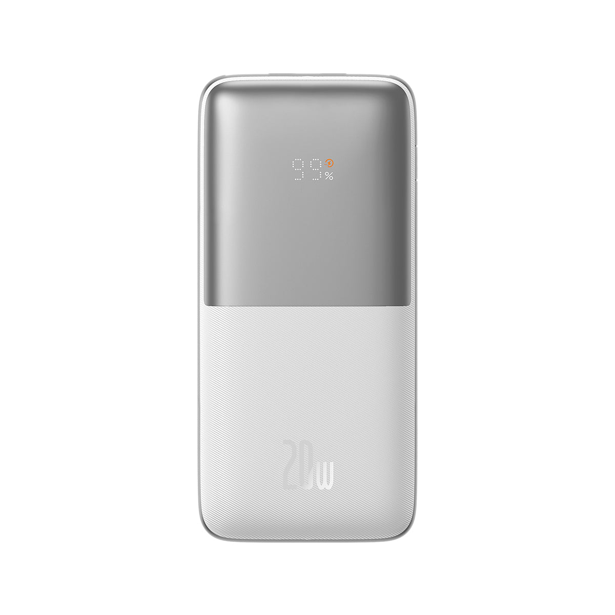Powerbank Baseus Bipow Pro 10000mAh 20W branco com cabo USB Tipo A - USB Tipo C 3A 0.3m (PPBD040202)