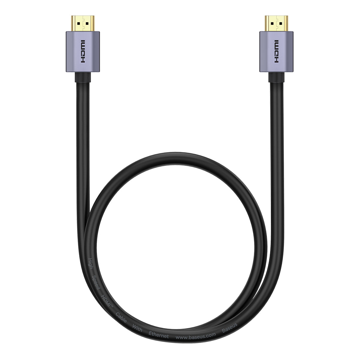 Baseus High Definition Series cabo HDMI 2.0 4K 60Hz 1m preto (WKGQ020001)