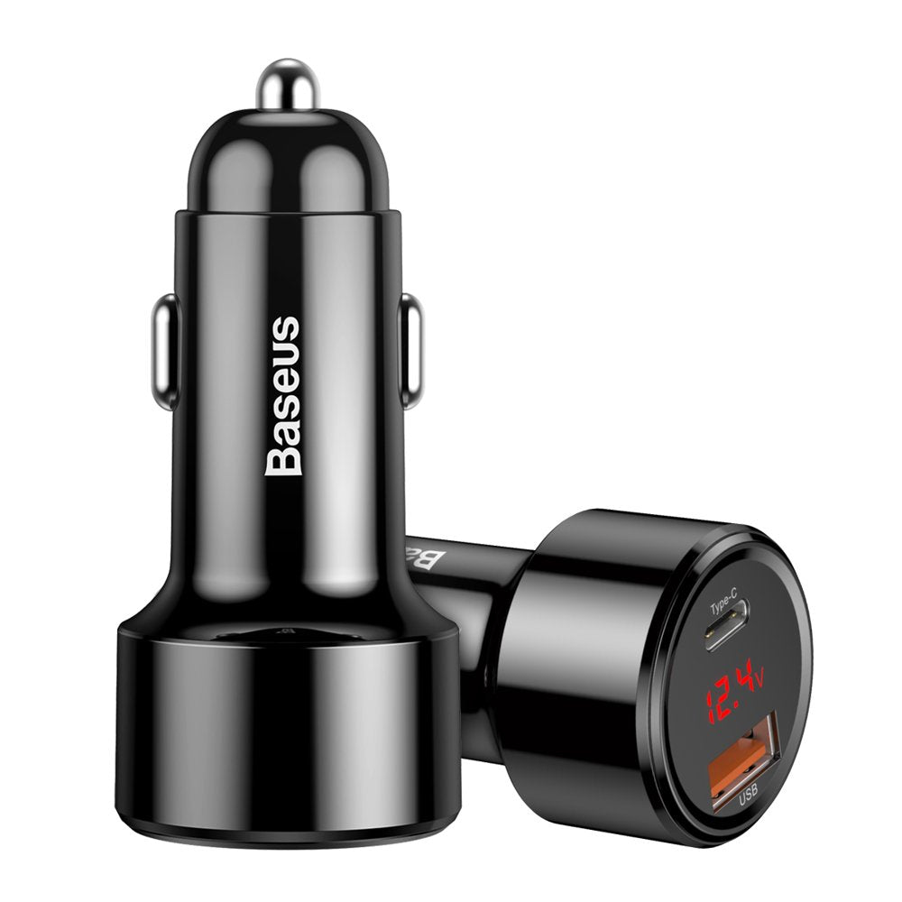 Baseus Cafule cabo USB Tipo C SuperCharge 40W Quick Charge 3.0 QC 3.0 1m cinza-preto (CATKLF-PG1)