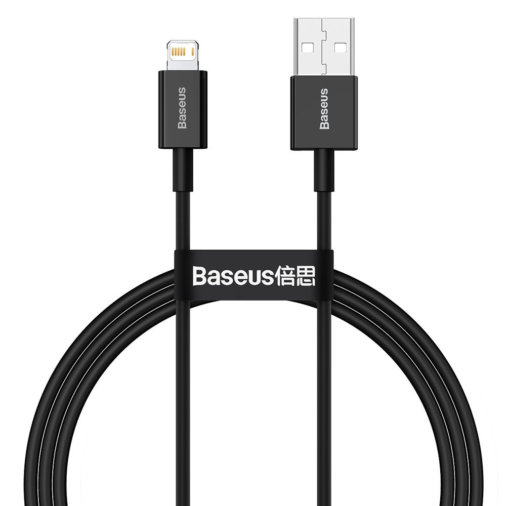 Cabo USB - USB Tipo C Baseus Superior 66 W (11 V / 6 A) Huawei SuperCharge SCP 2 m preto (CATYS-A01)