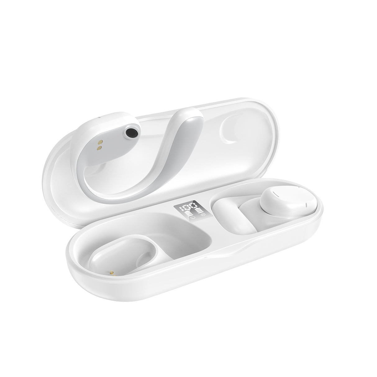 Fones de ouvido Bluetooth sem fio Dudao U17H - brancos