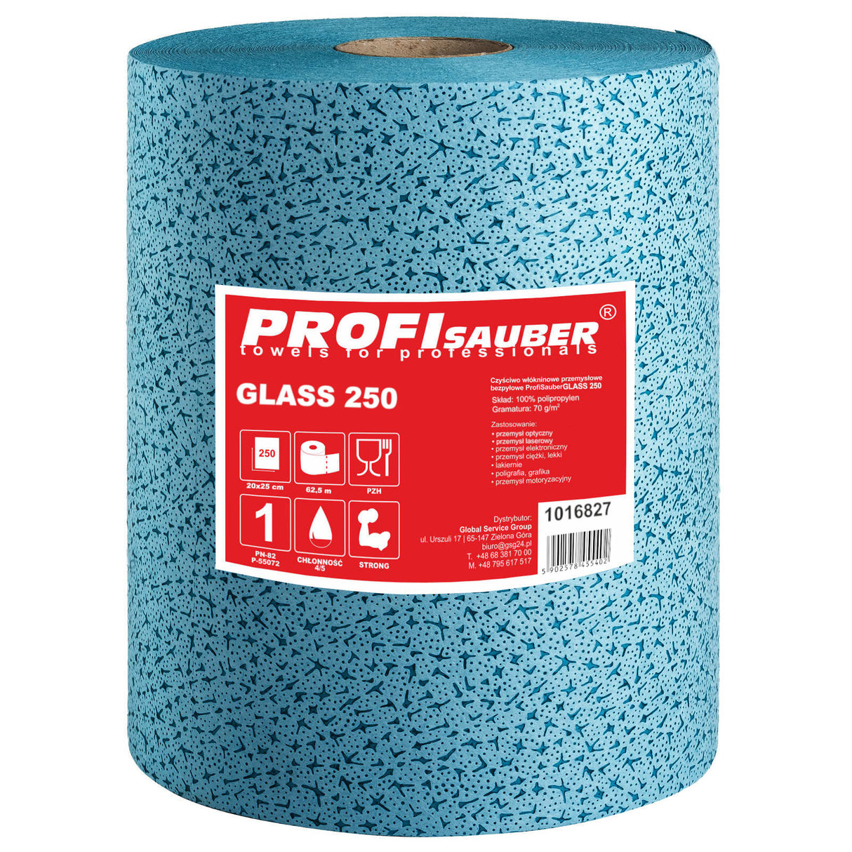 Limpeza não tecida sem poeira para óptica de vidro GLASS 250