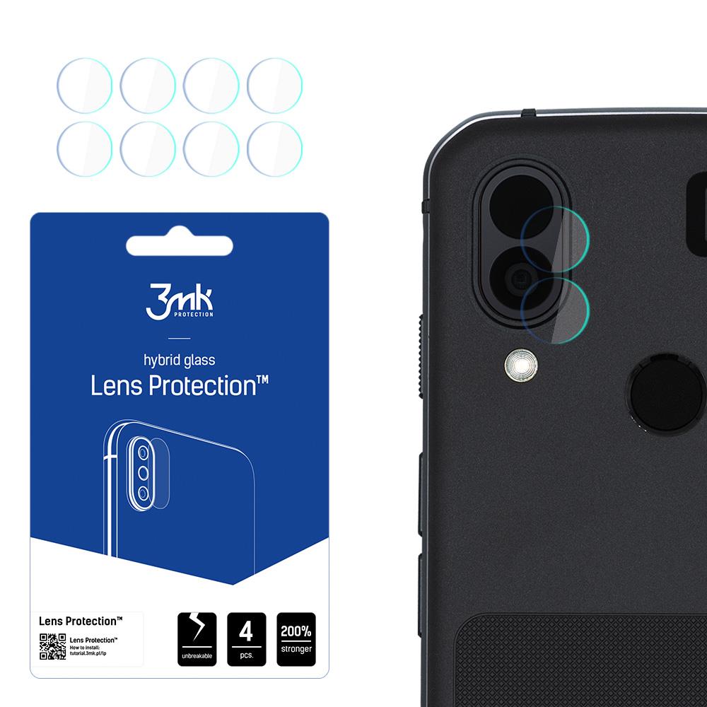 Vidro híbrido 3mk Lens Protection™ para câmera do CAT S62 Pro