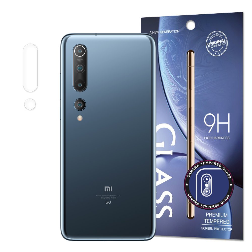 Vidro Temperado para Câmera szkło hartowane 9H para câmera Xiaomi Mi 10 Lite (embalagem – envelope)
