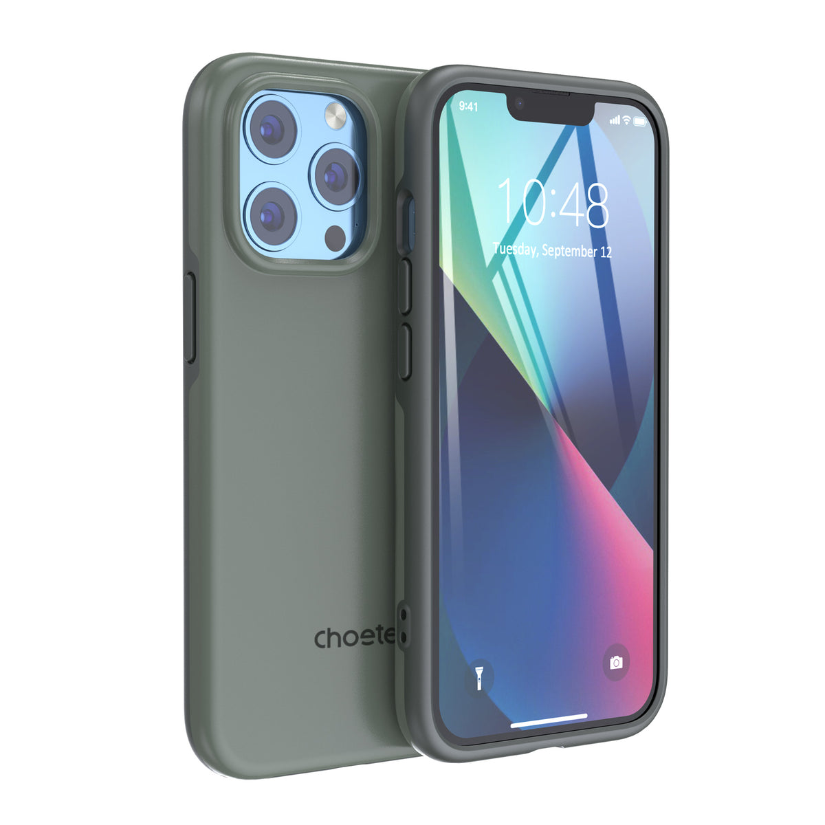 Choetech MFM Capa Anti-queda para iPhone 13 Pro Max verde (PC0114-MFM-GN)