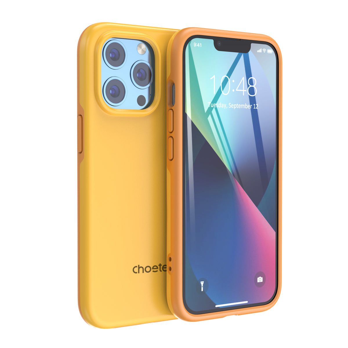 Choetech MFM Capa Anti-queda para iPhone 13 Pro Max cor laranja (PC0114-MFM-YE)