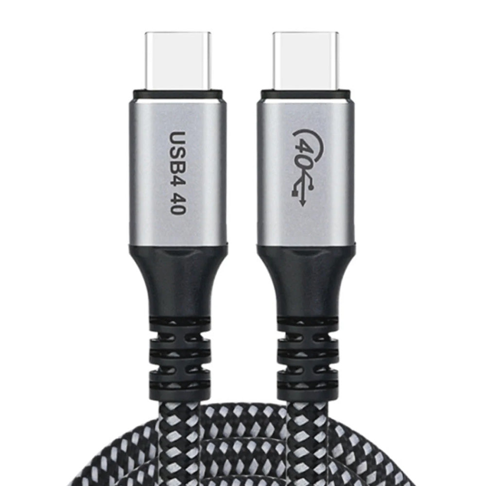Cabo USB-C para USB-C Choetech XCC-1040 240W 8K 60Hz 1,2m - preto